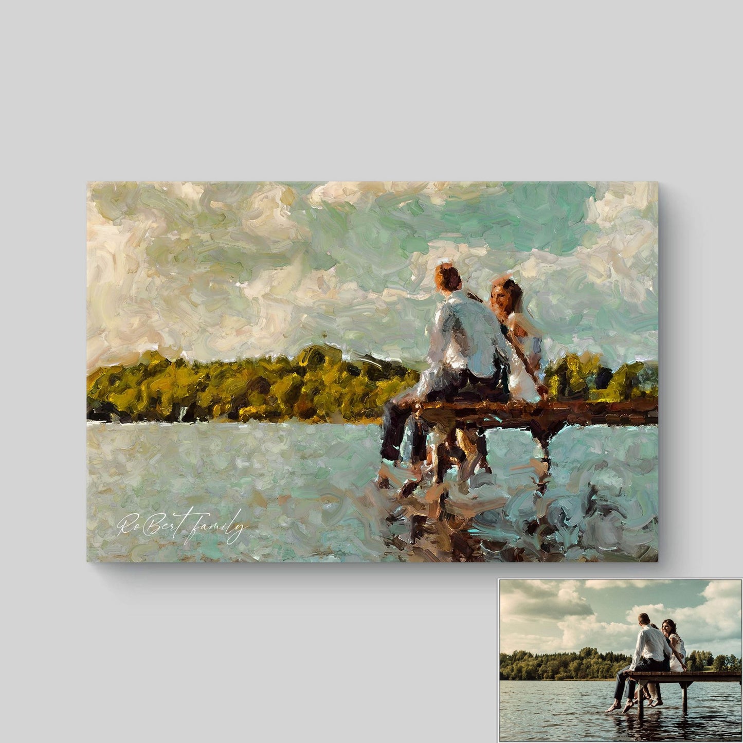 Personalized photo Painting - Artyourgift.com